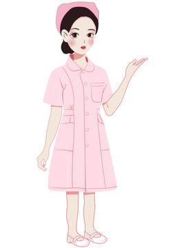护士卡通绘画