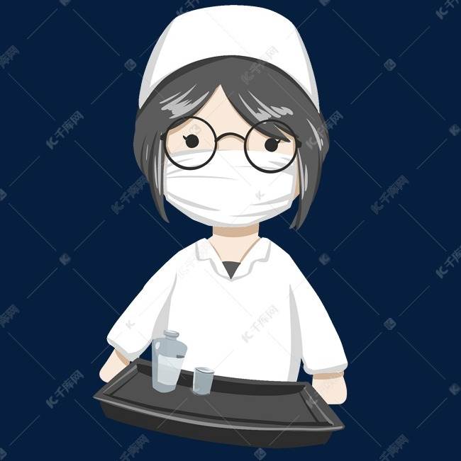护士卡通绘画