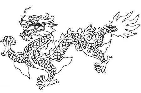 中国龙的画法