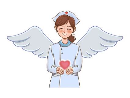 护士卡通绘画