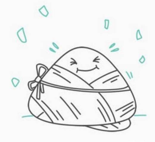 粽子的简笔画