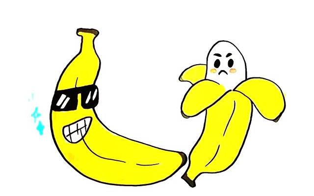 香蕉简笔画