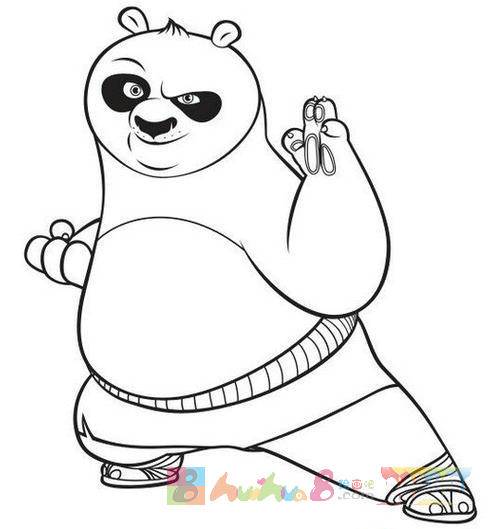 熊猫的简笔画