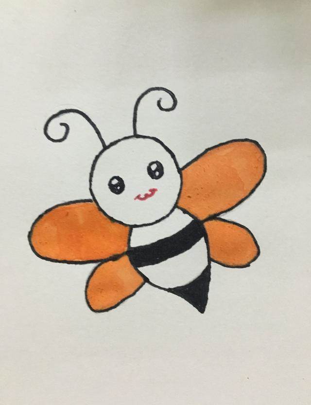 蜜蜂简笔画