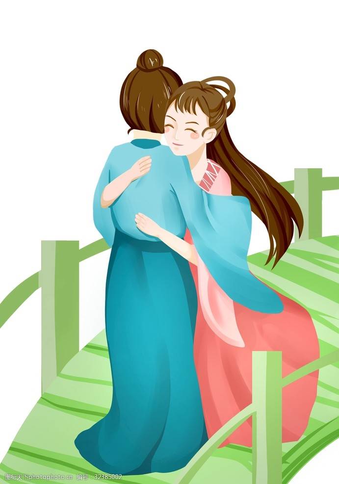 牛郎织女简笔画