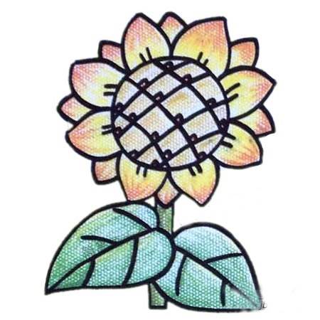 向日葵简笔画