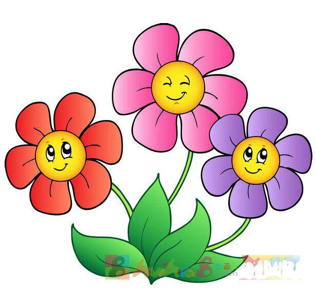 简笔画 花