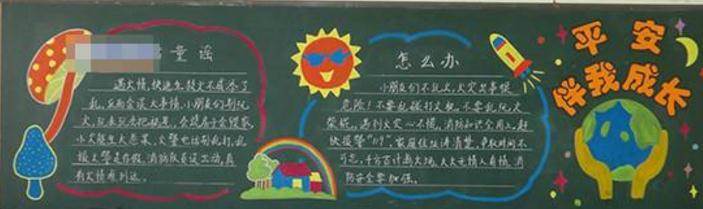校园黑板报模板