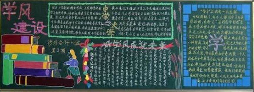 小学生学习黑板报