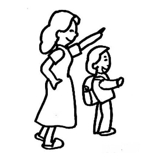 妈妈简笔画