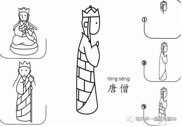 唐僧 简笔画