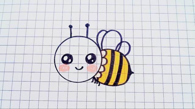 蜜蜂简笔画