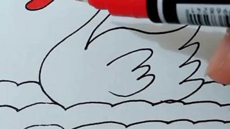 鹅 简笔画