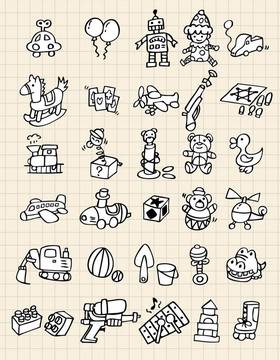 玩具简笔画