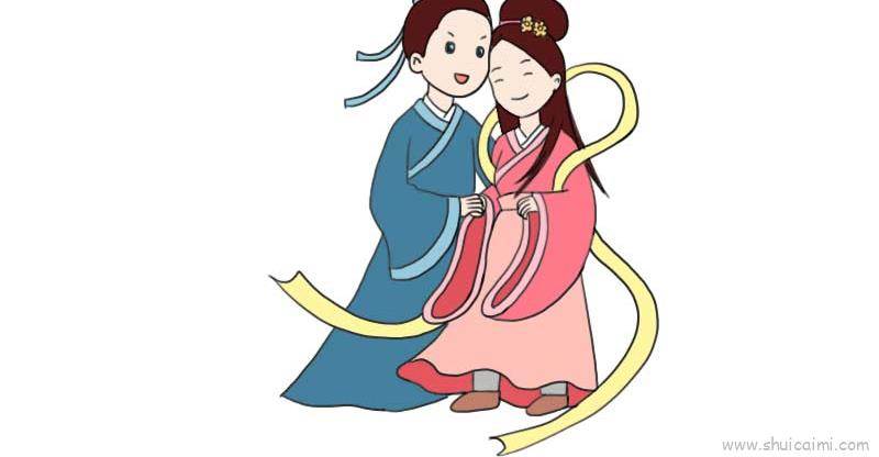 织女简笔画
