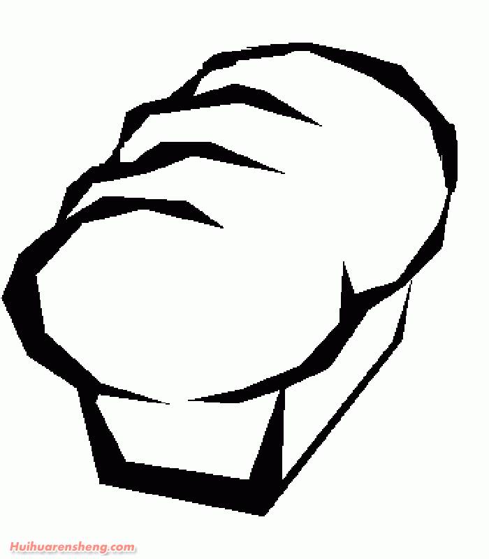 面包简笔画