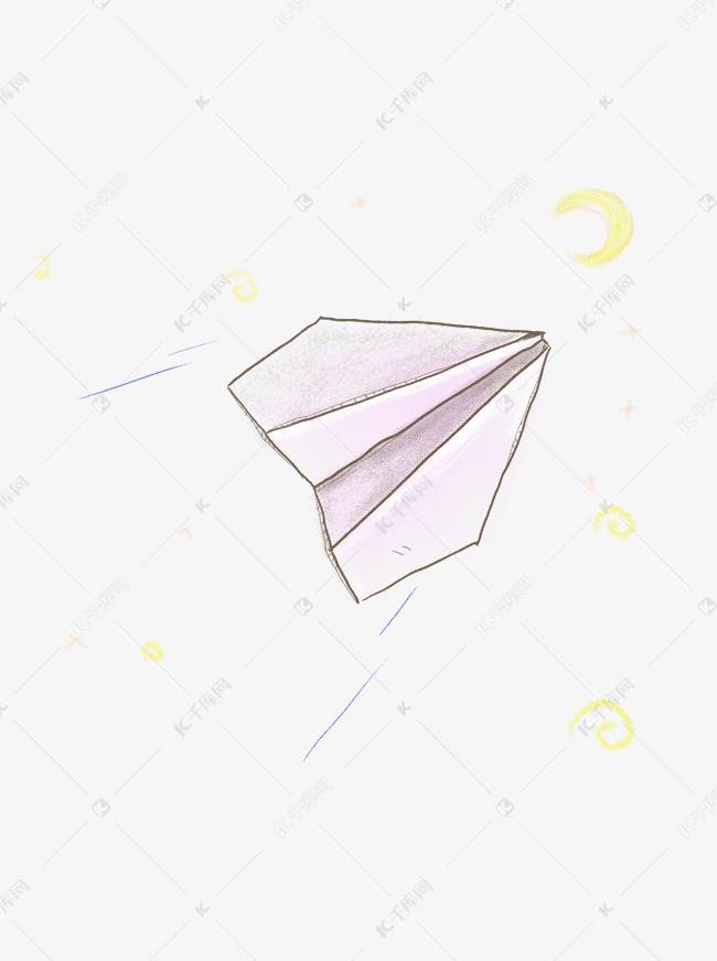 纸飞机 简笔画