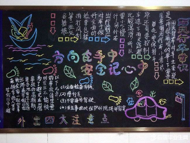 安全教育日黑板报内容