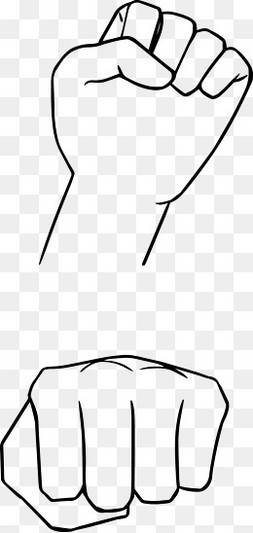 拳头简笔画
