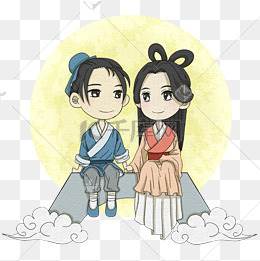 牛郎织女简笔画