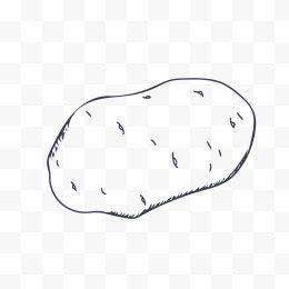 土豆 简笔画