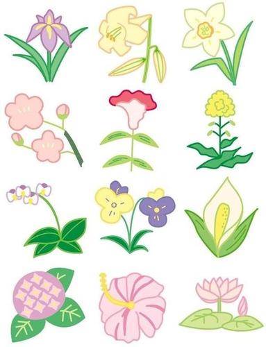 简笔画 花