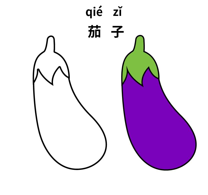 蔬菜简笔画