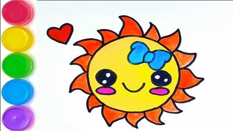 太阳简笔画