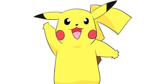 皮卡丘简笔画