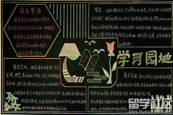 校园黑板报模板