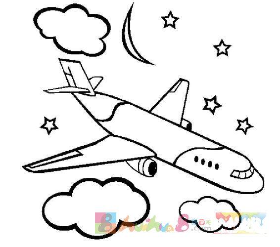 交通工具简笔画