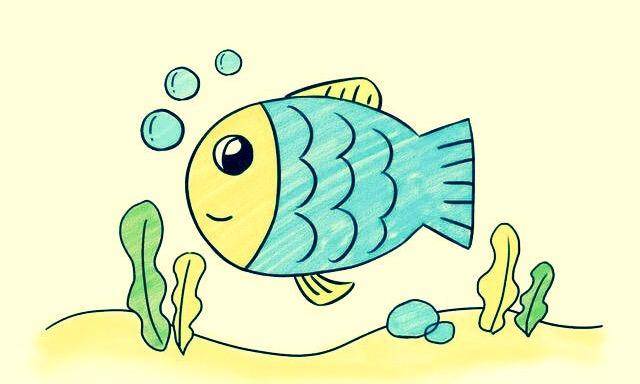 小鱼简笔画