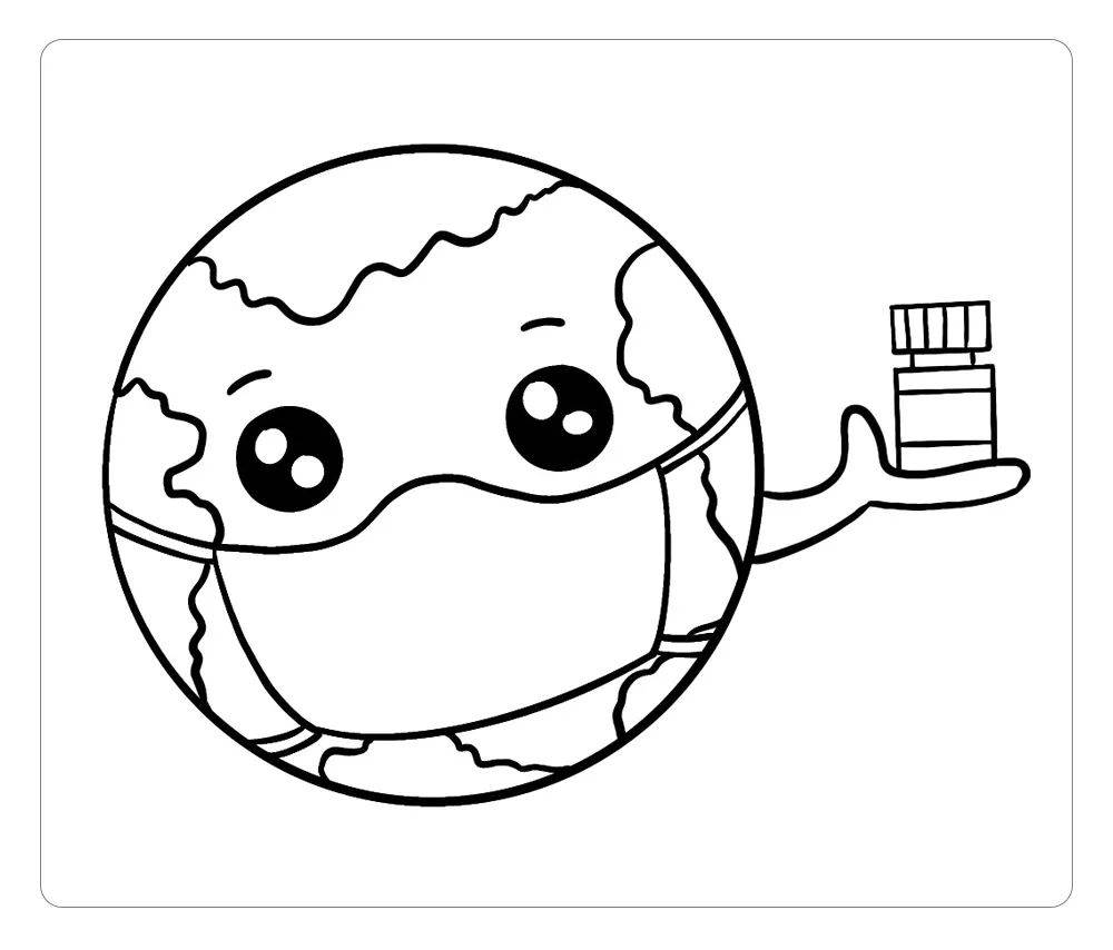 地球简笔画