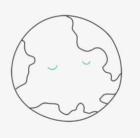 地球简笔画
