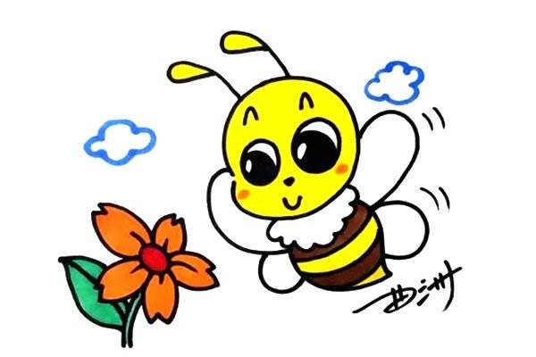 蜜蜂简笔画