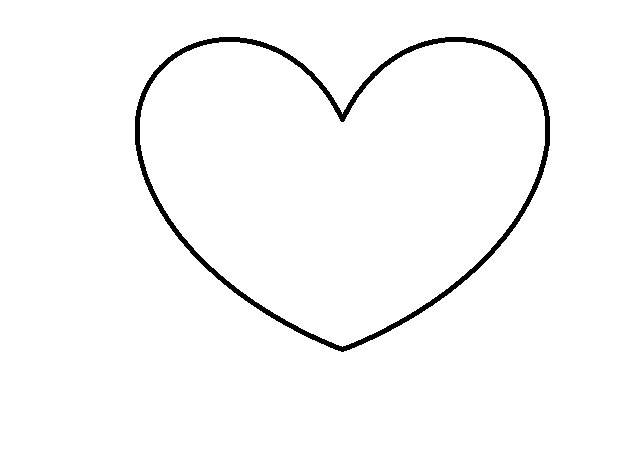 爱心简笔画