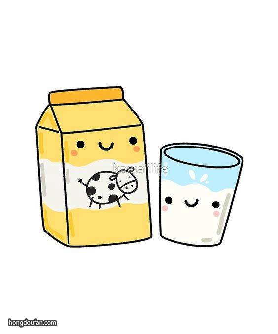 牛奶简笔画