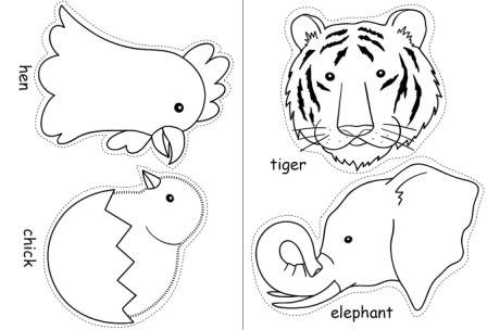 世界杯主题简笔画动物