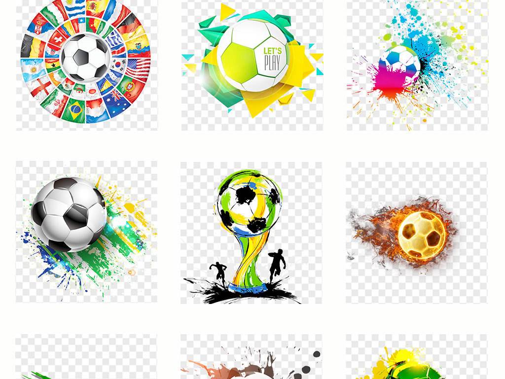 世界杯彩绘图案简笔画