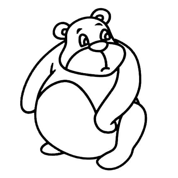 世界杯主题简笔画动物