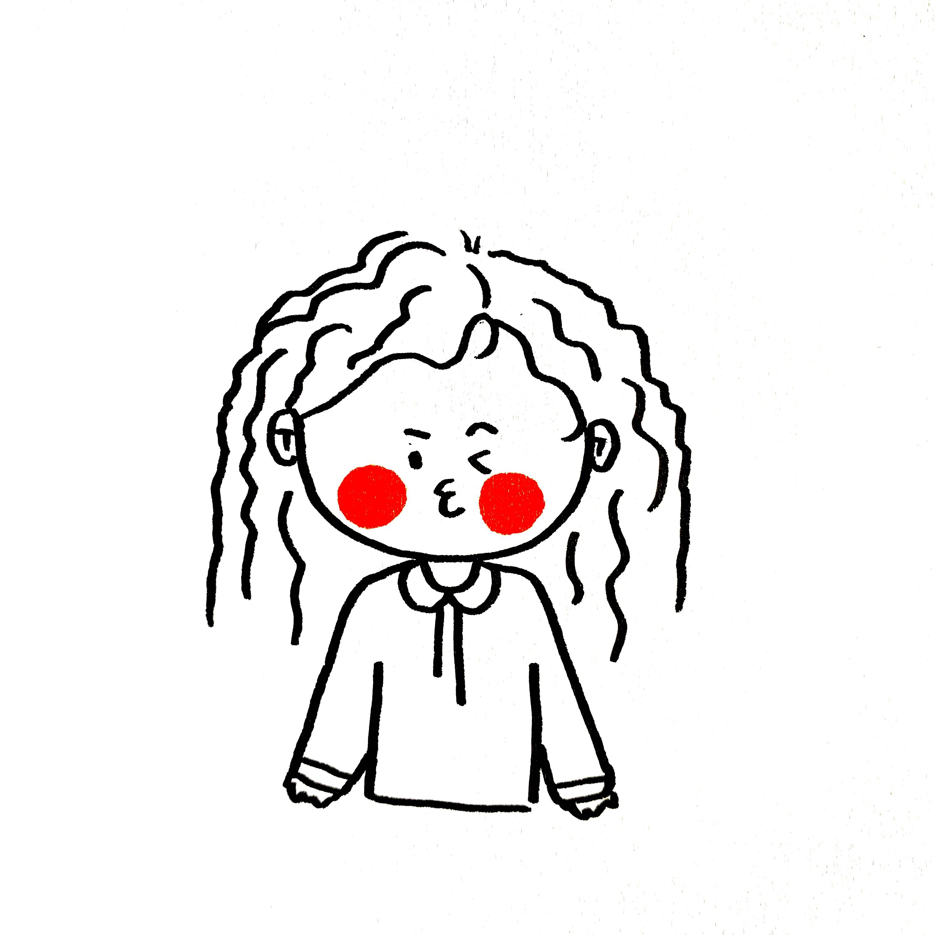 女排世界杯足球头像简笔画