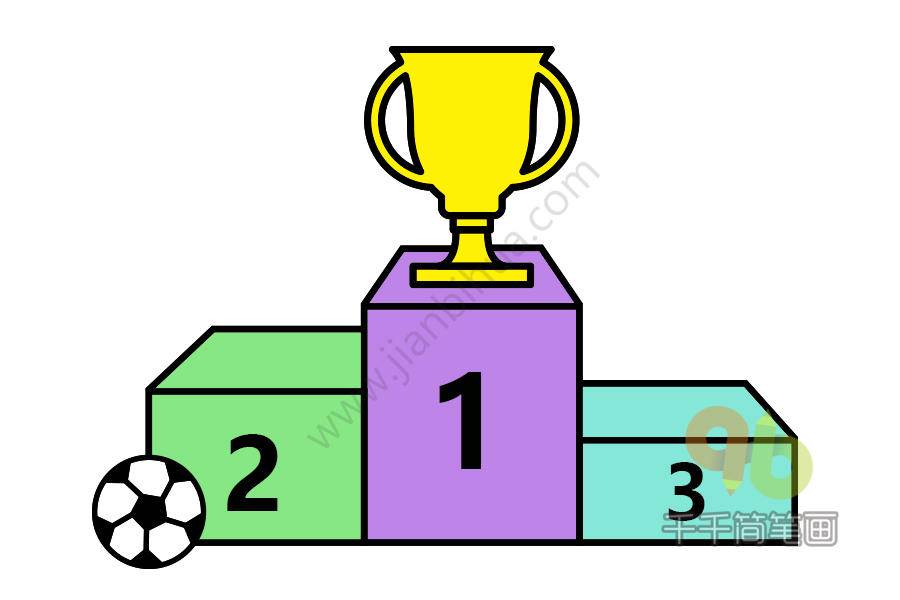 小朋友世界杯简笔画大全