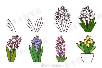 世界杯主题简笔画植物大全