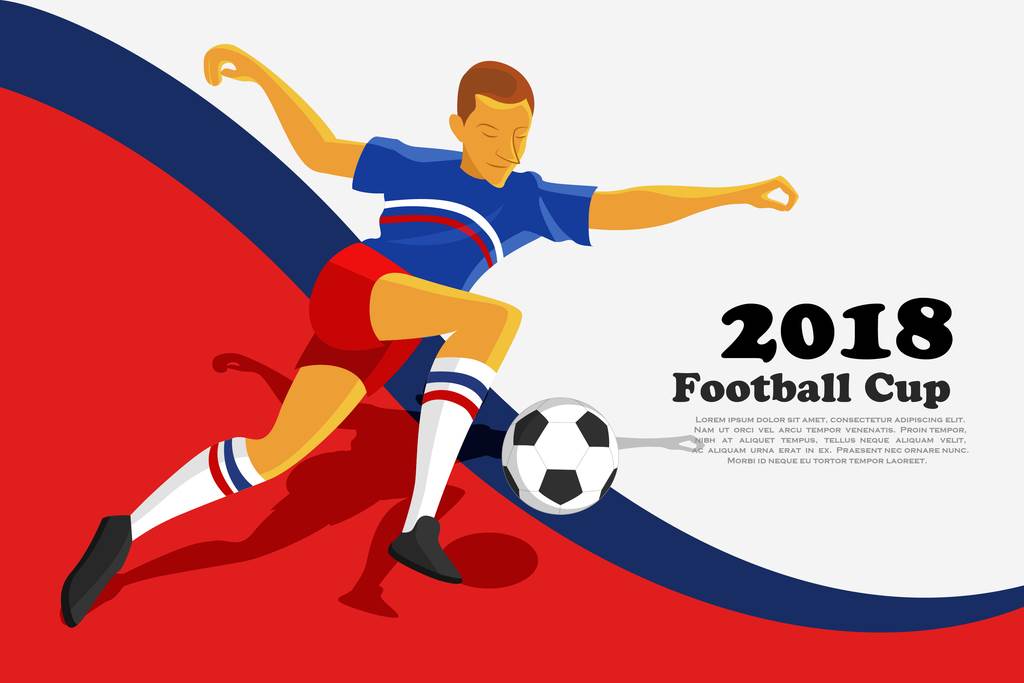 2018世界杯简笔画图片