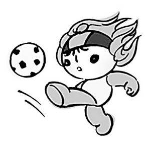 吴世界杯足球简笔画图片