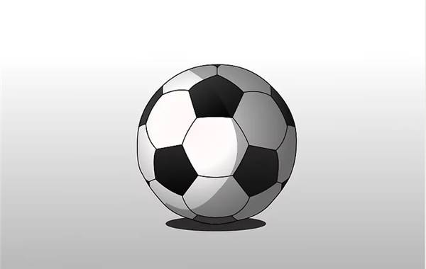 欢乐大世界杯足球简笔画