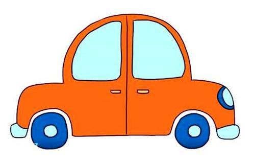 汽车探索世界杯简笔画图片