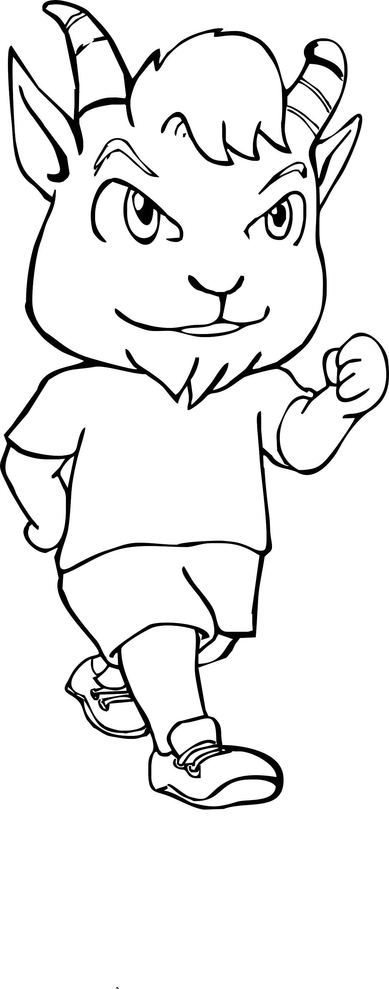 法国世界杯吉祥物简笔画