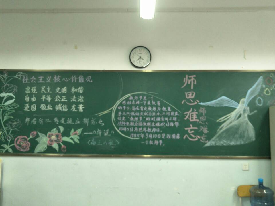 教师节的黑板报