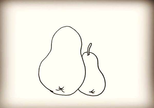 梨 简笔画